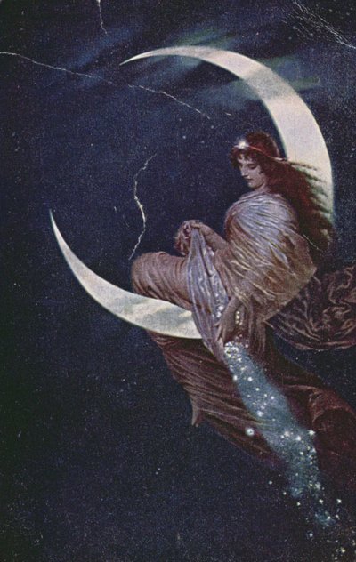 De fee van de maan door Hermann Kaulbach